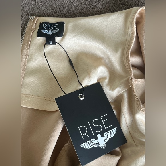 Tiger Mist Rise LONG SLEEVE CUT OUT SHOULDER BODYCON DRESS size S - Picture 6 of 11